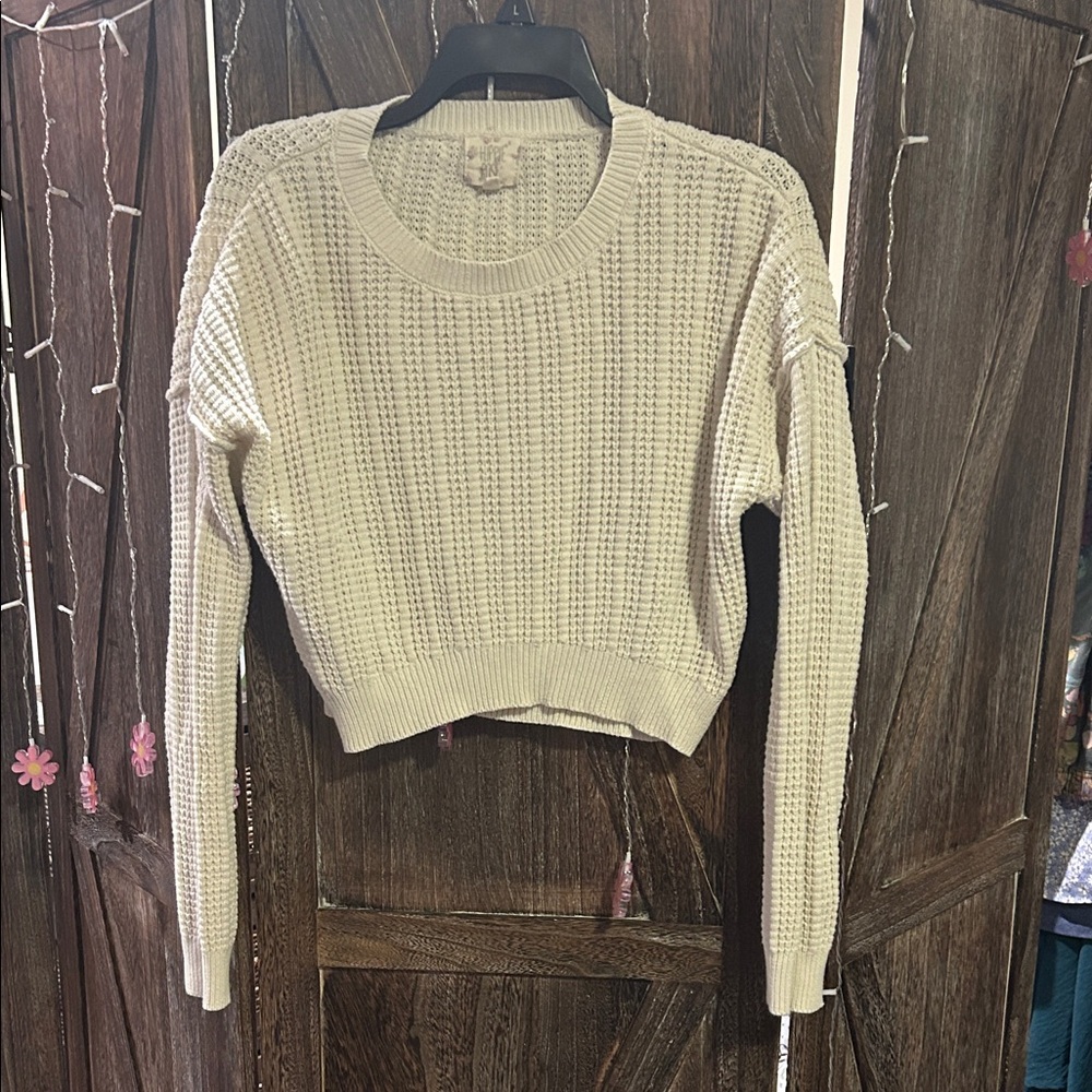 Hippie Rose Cream Sweater